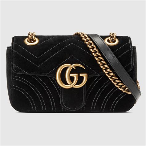 brown velvet gucci bag|Gucci marmont velvet mini bag.